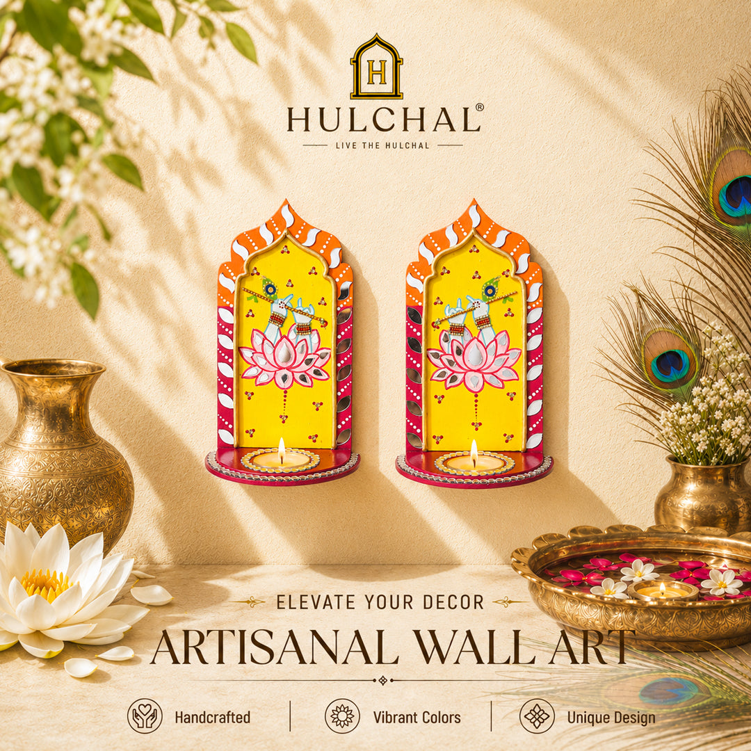Muralidhar Jharokha T Light Holder