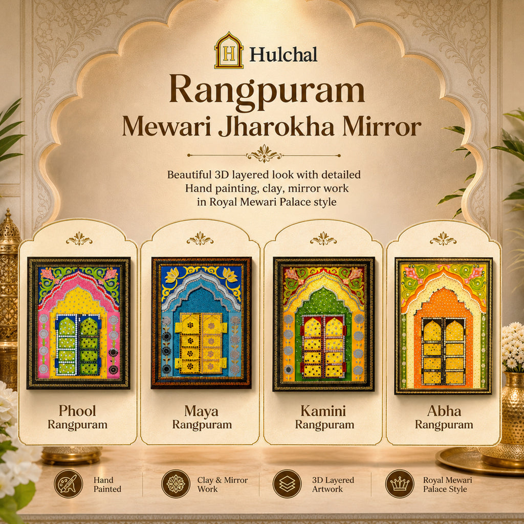Rangpuram Mewari Jharokha Mirror