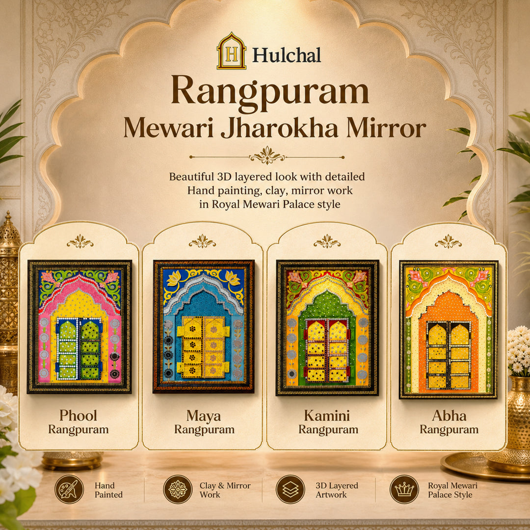 Rangpuram Mewari Jharokha Mirror