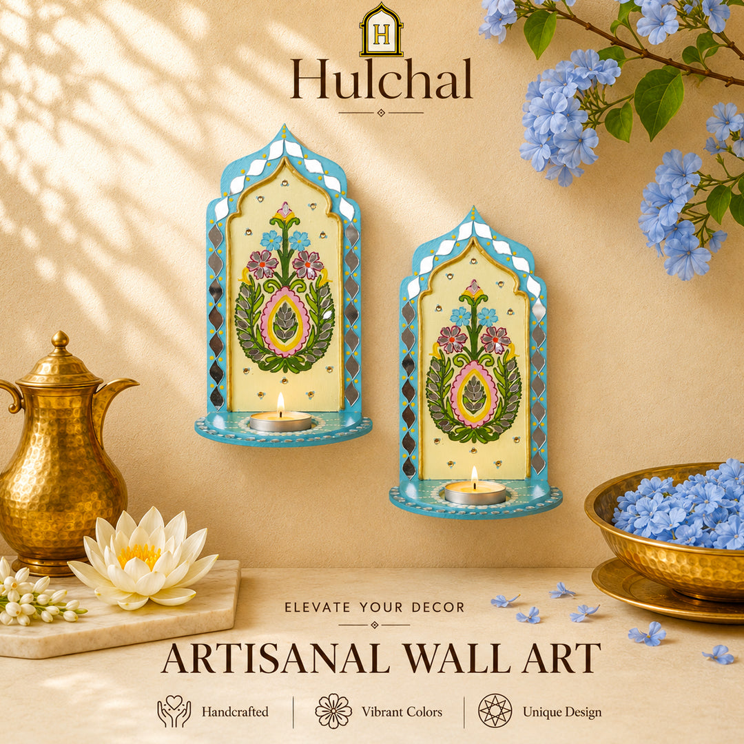 Motif Jharokha T Light Holder Single Color Border