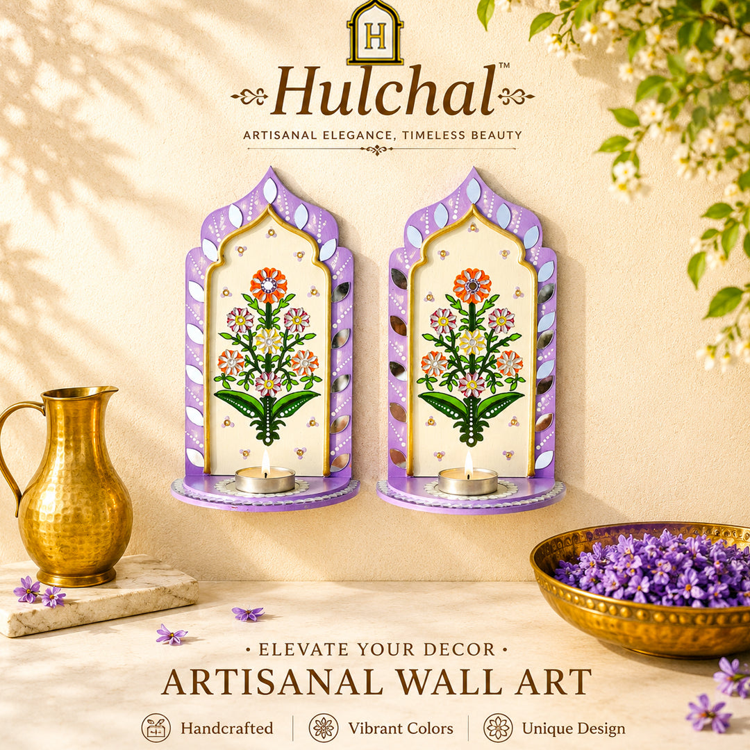 Motif Jharokha T Light Holder Single Color Border