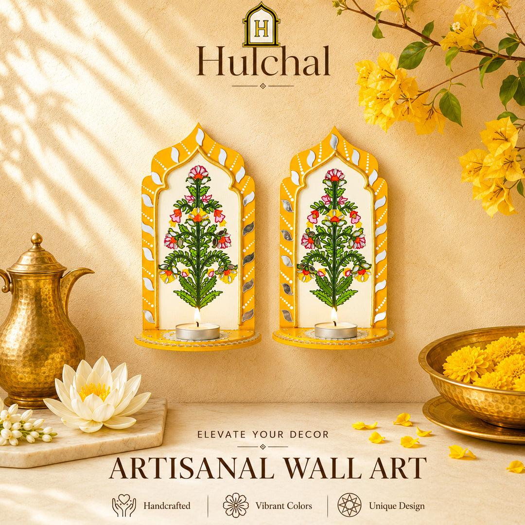 Motif Jharokha T Light Holder Single Color Border
