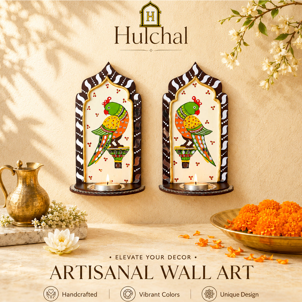 Motif Jharokha T Light Holder Single Color Border