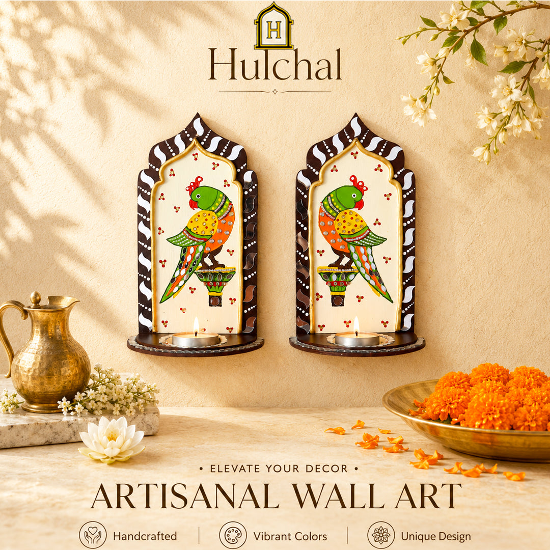 Motif Jharokha T Light Holder Single Color Border
