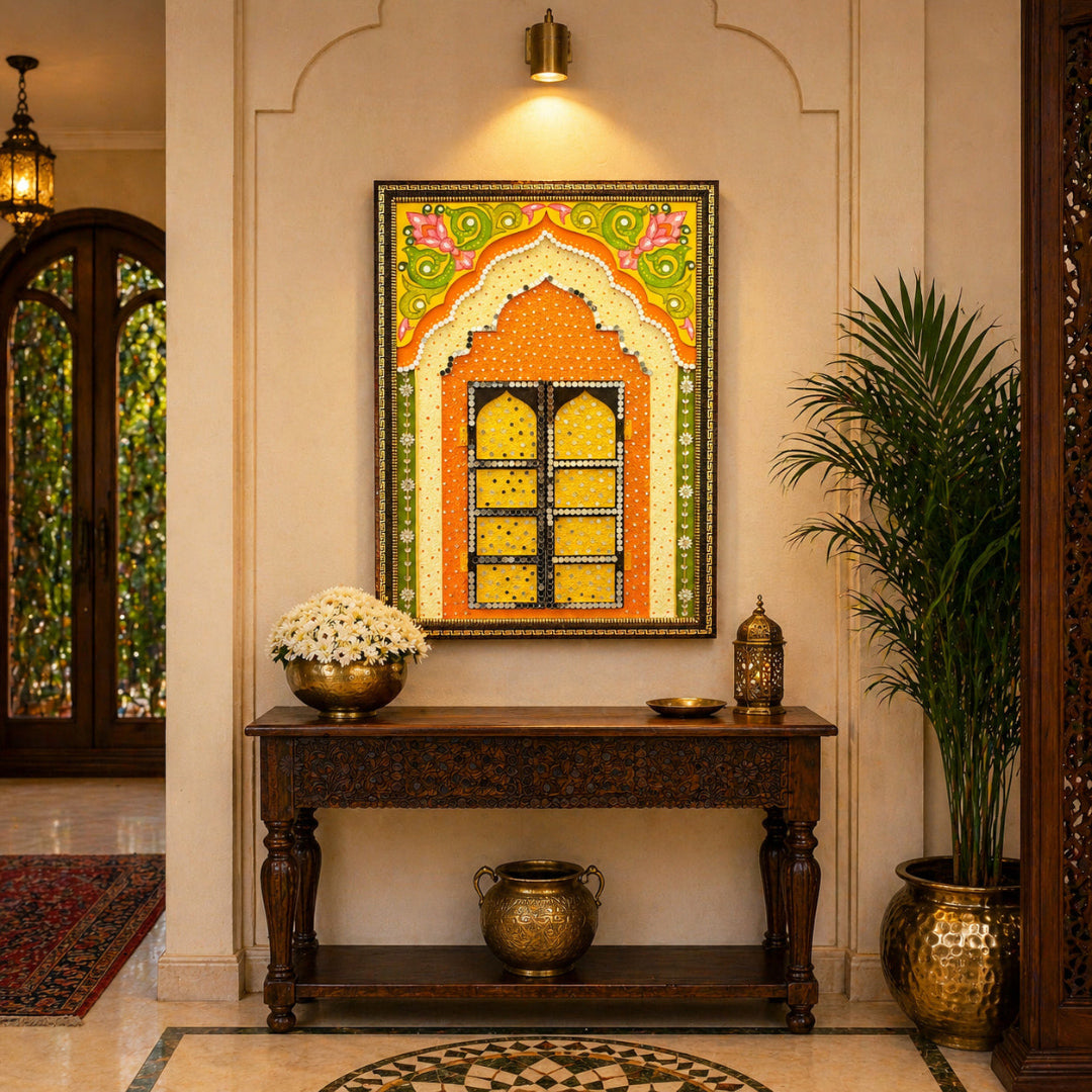 Mewari Jharokha – Vibrant Heritage Edit Premium 
