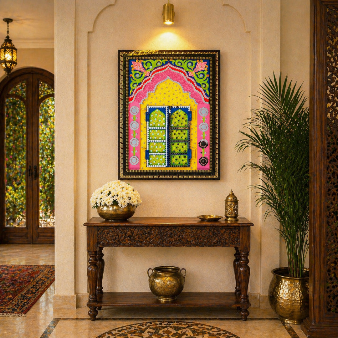 Mewari Jharokha – Vibrant Heritage Edition