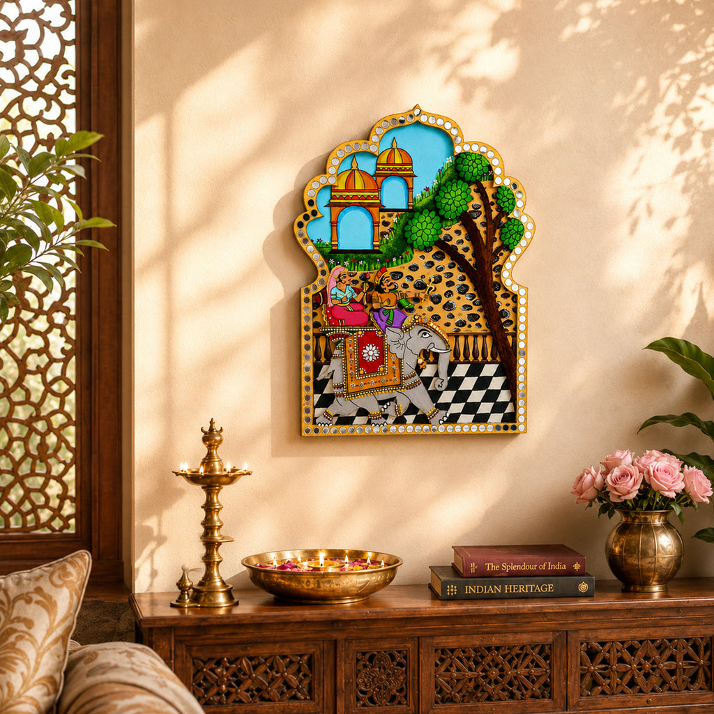 Royal Procession Pichwai Wall Frames