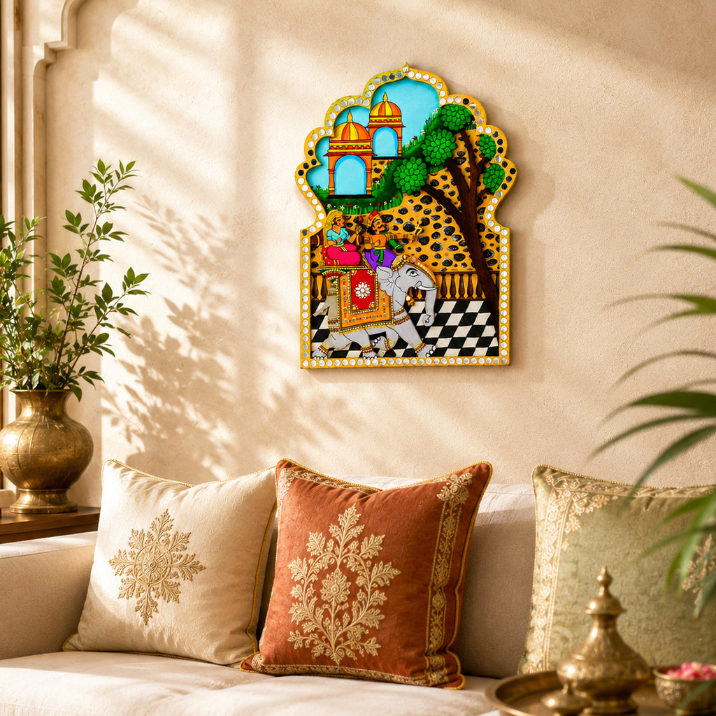 Royal Procession Pichwai Wall Frames