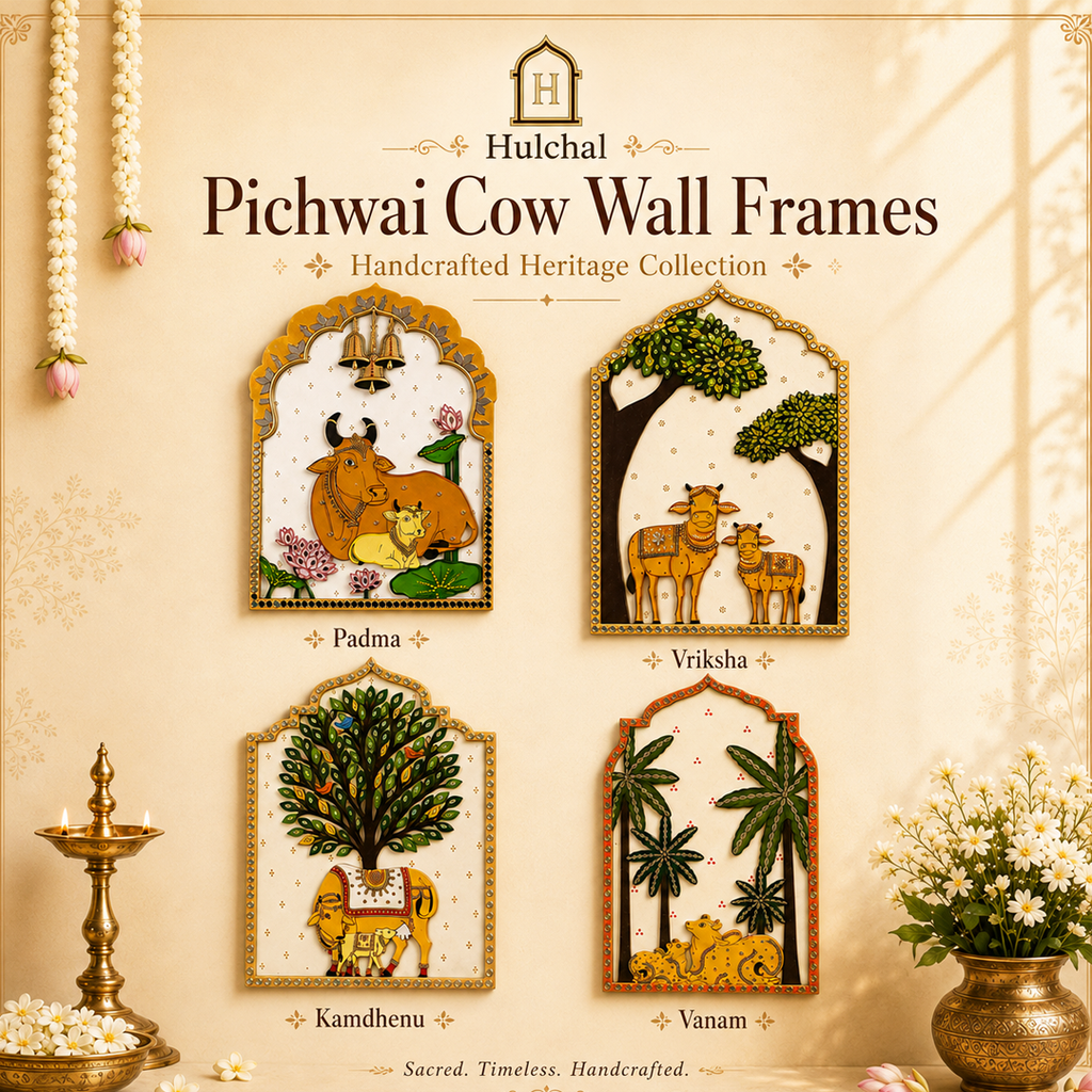 Pichwai Cow Wall Frames