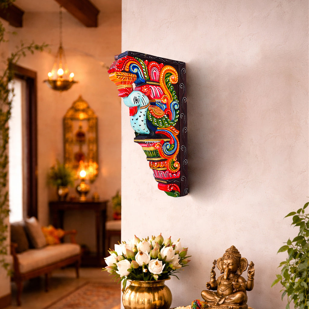 Peacock  Corbel Bracket A` Single