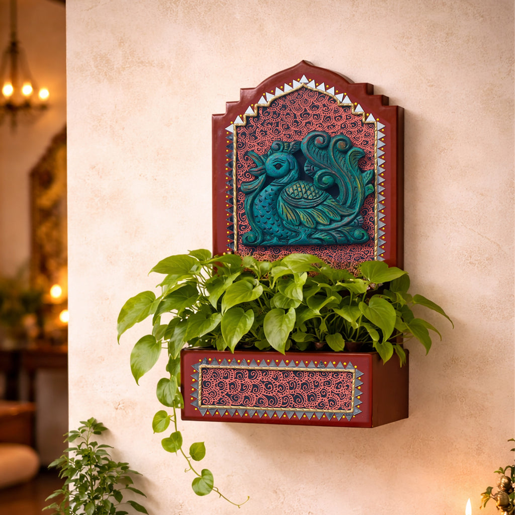 Peacock Planter A