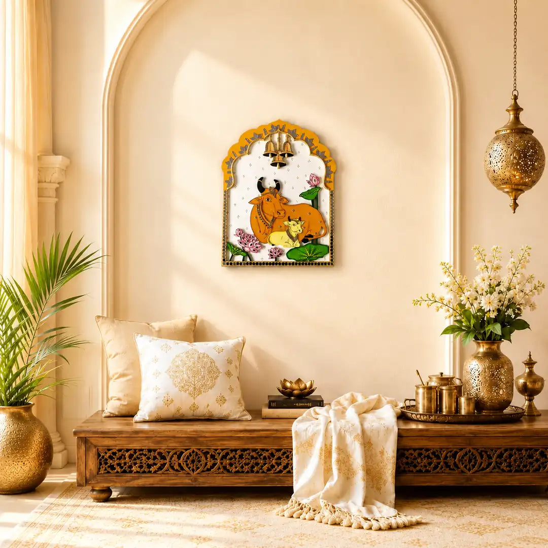 Pichwai Cow Wall Frames