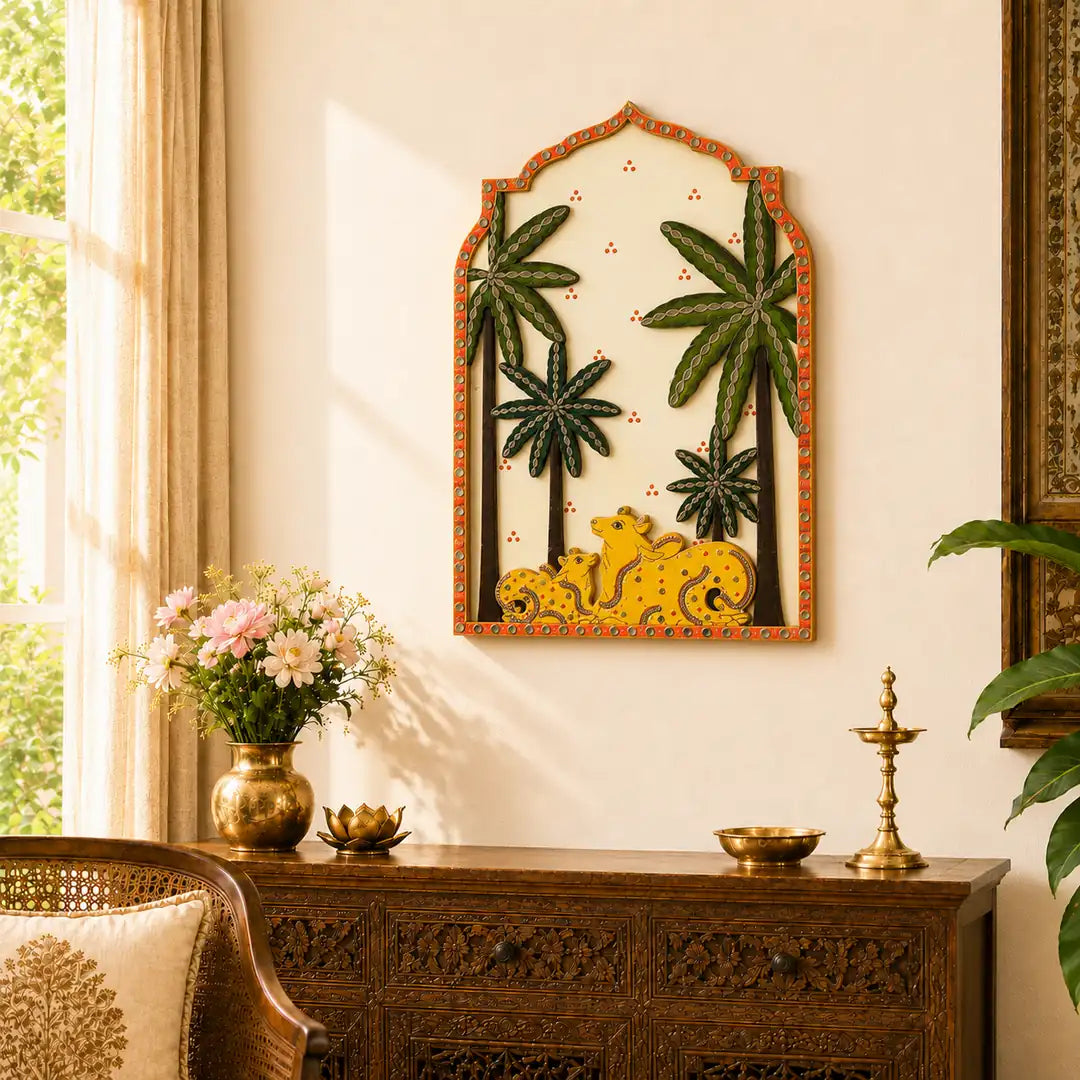 Pichwai Cow Wall Frames