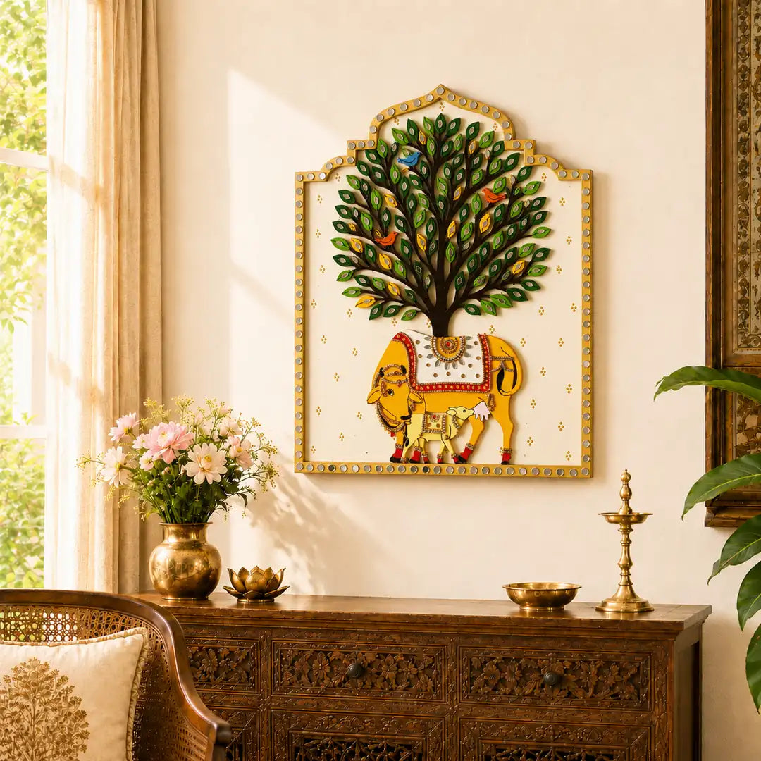Pichwai Cow Wall Frames