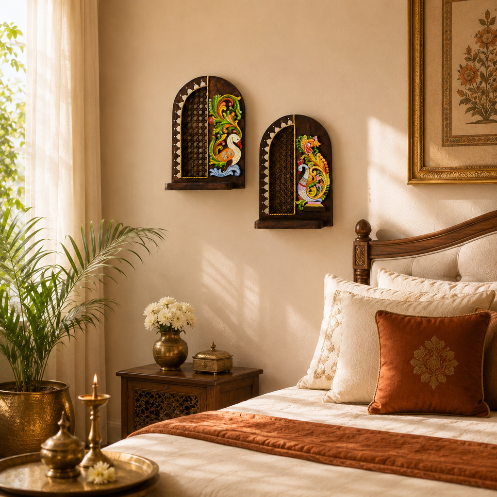 Rattan Arch Shelf - Pragun