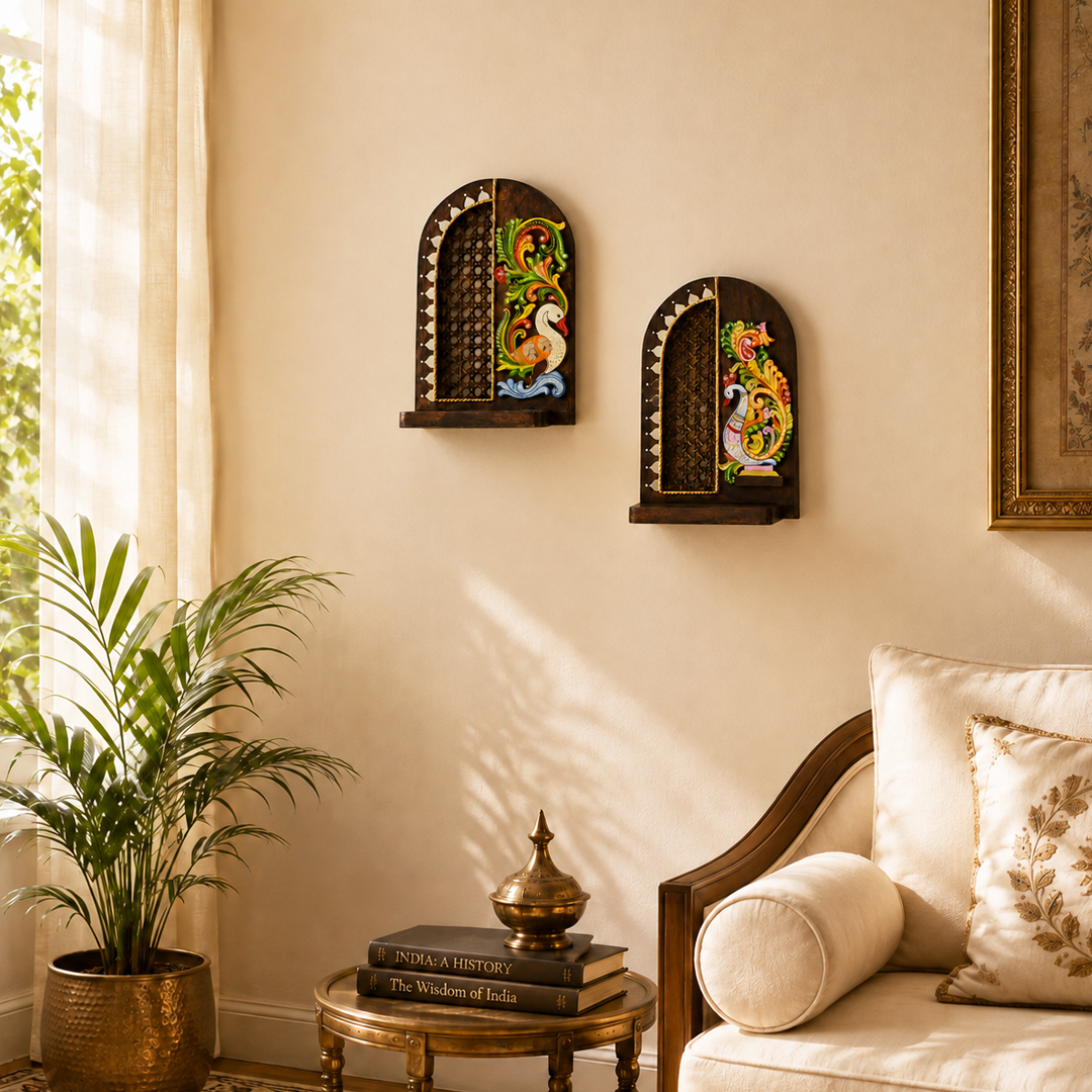 Rattan Arch Shelf - Pragun