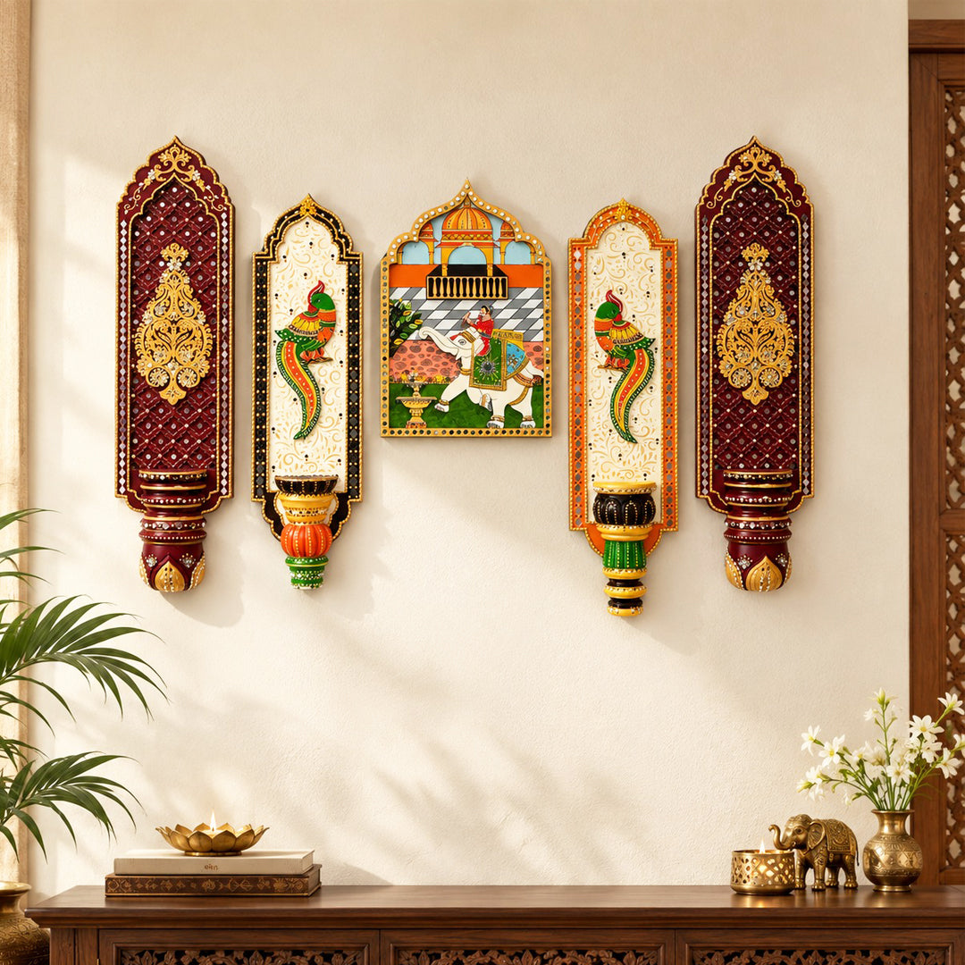 Royal Pichwai Manoharam Wall Set