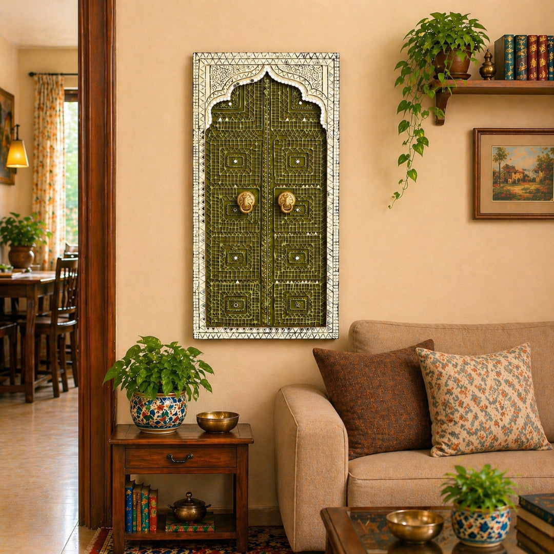 Rajdwar Jharokha Frame Green