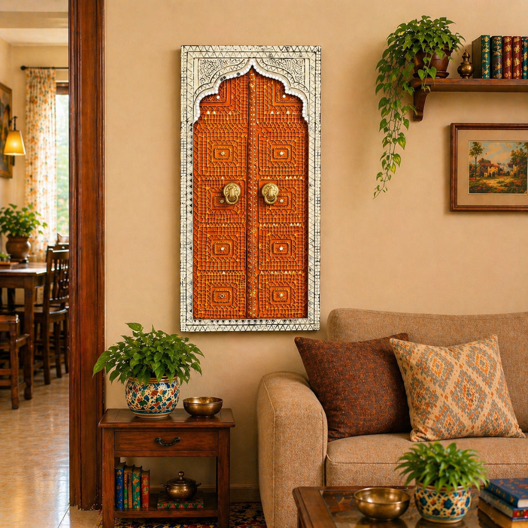 Rajdwar Jharokha Frame Orange