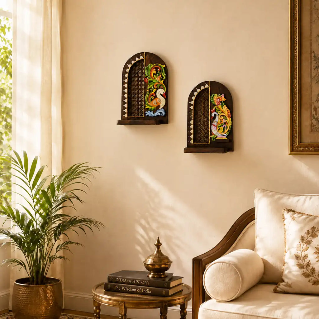 Rattan Arch Shelf - Pragun