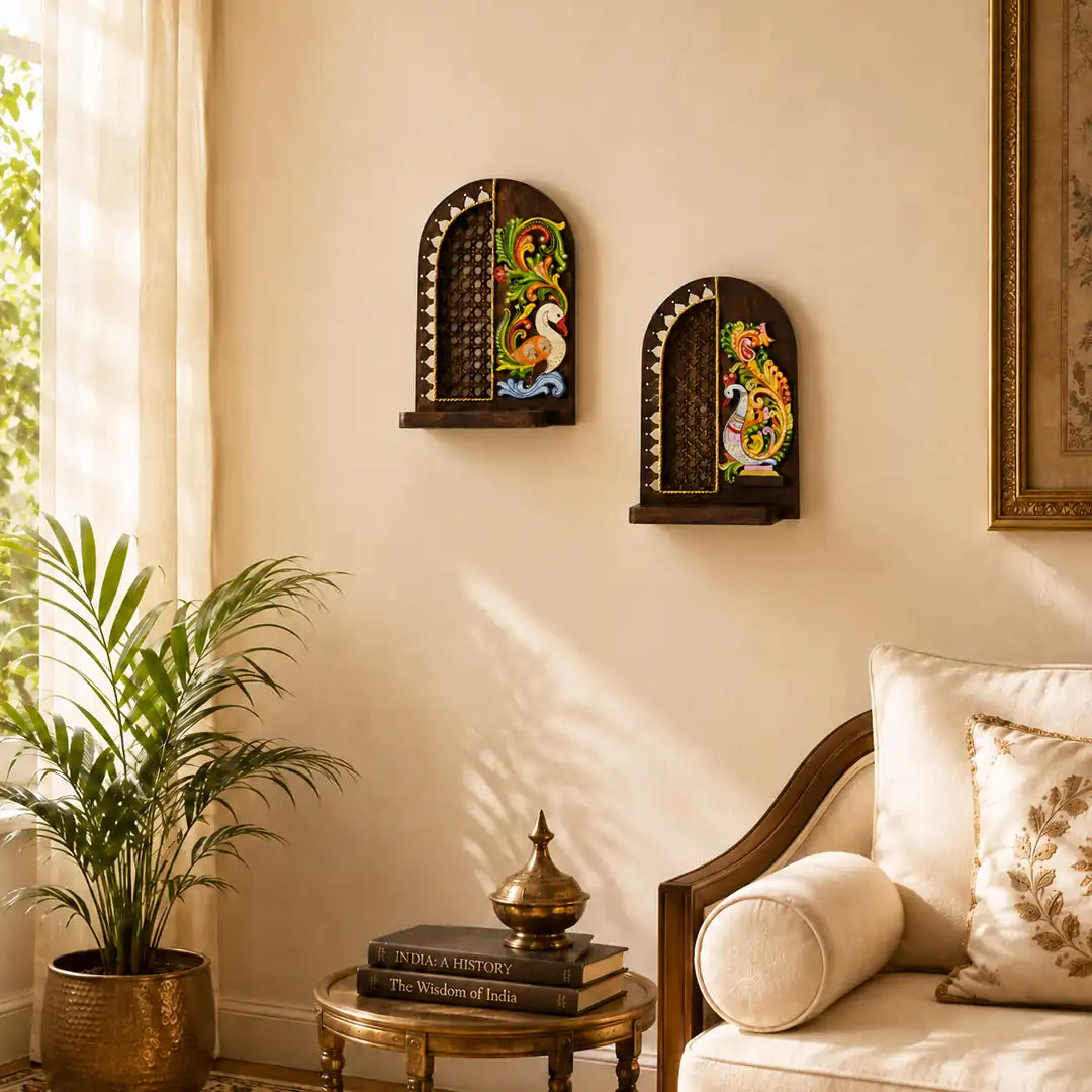 Rattan Arch Shelf - Pragun
