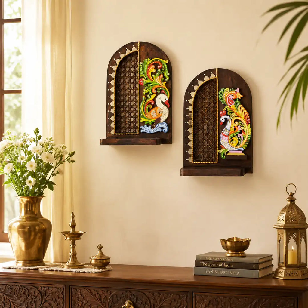 Rattan Arch Shelf - Pragun