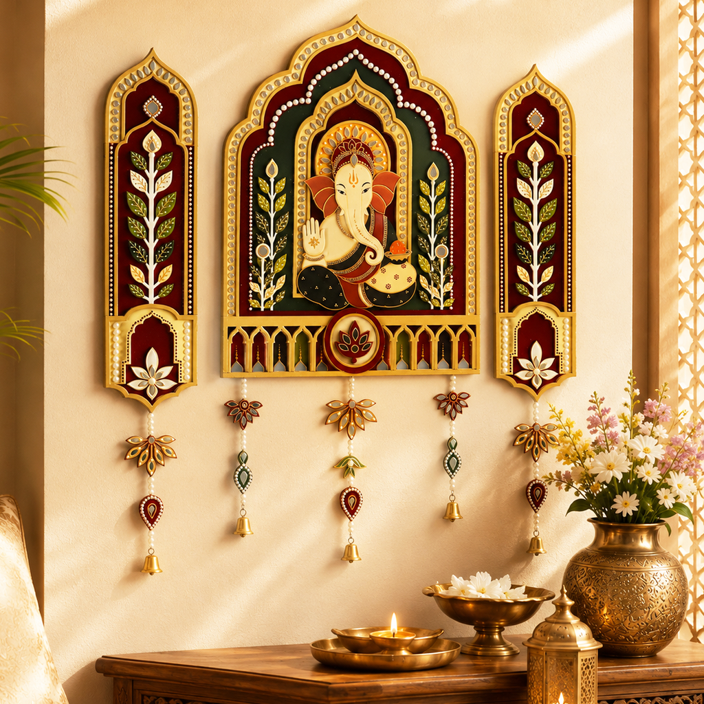 Shri GanPati Bappa Wall Set