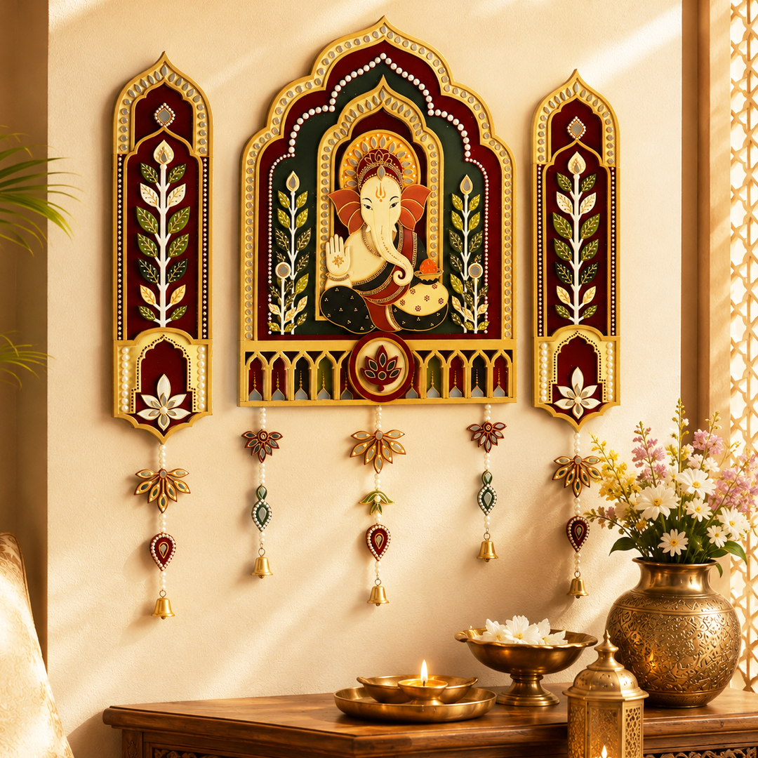 Shri GanPati Bappa Wall Set