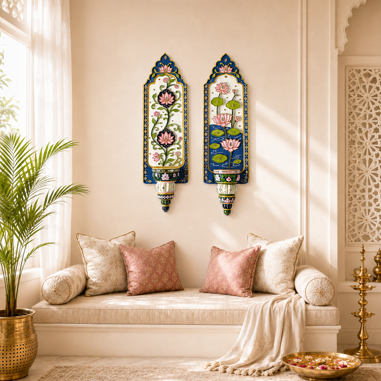 Shriyam Wall Panel Padmam Pair