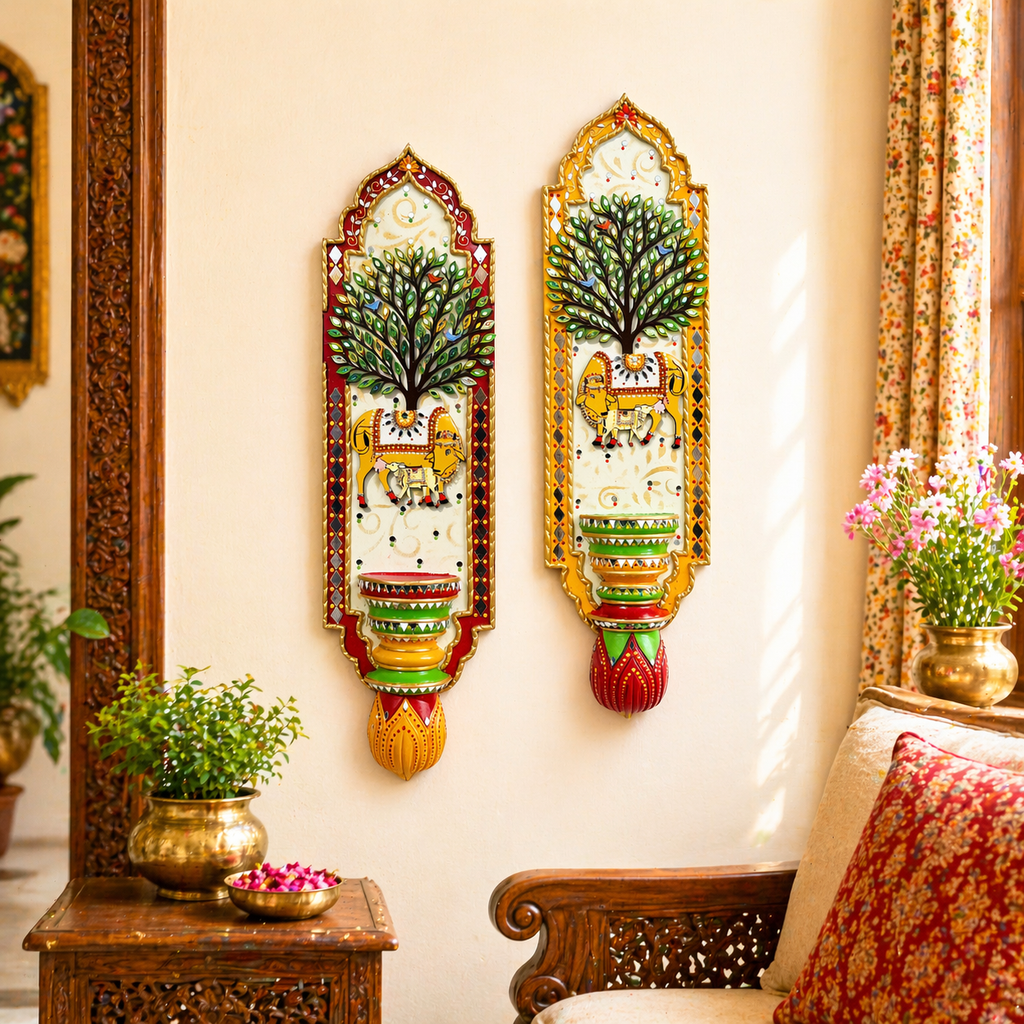 Shriyam Wall Panel Cow