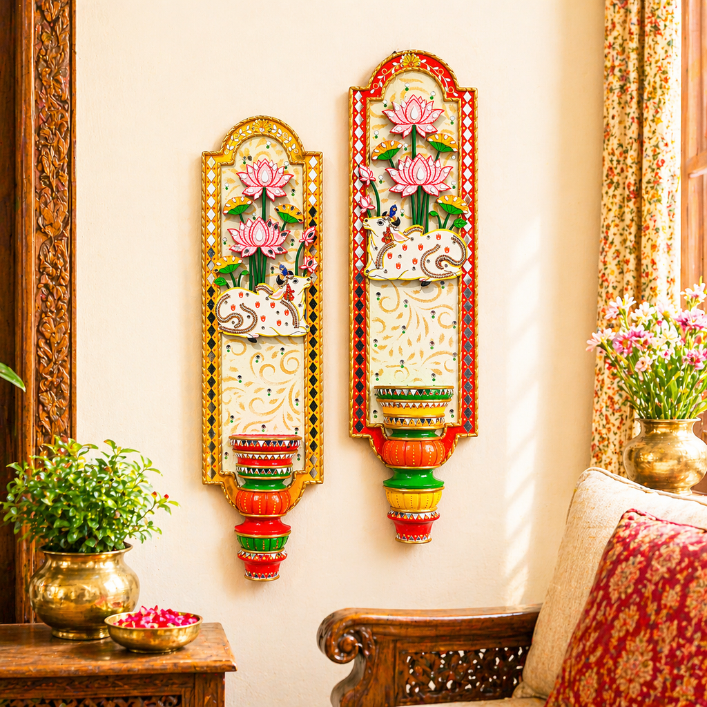Shriyam Wall Panel Cow