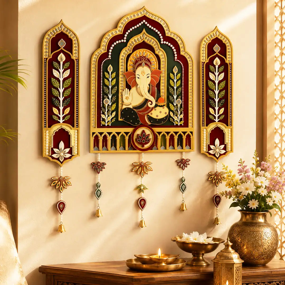 Shri GanPati Bappa Wall Set