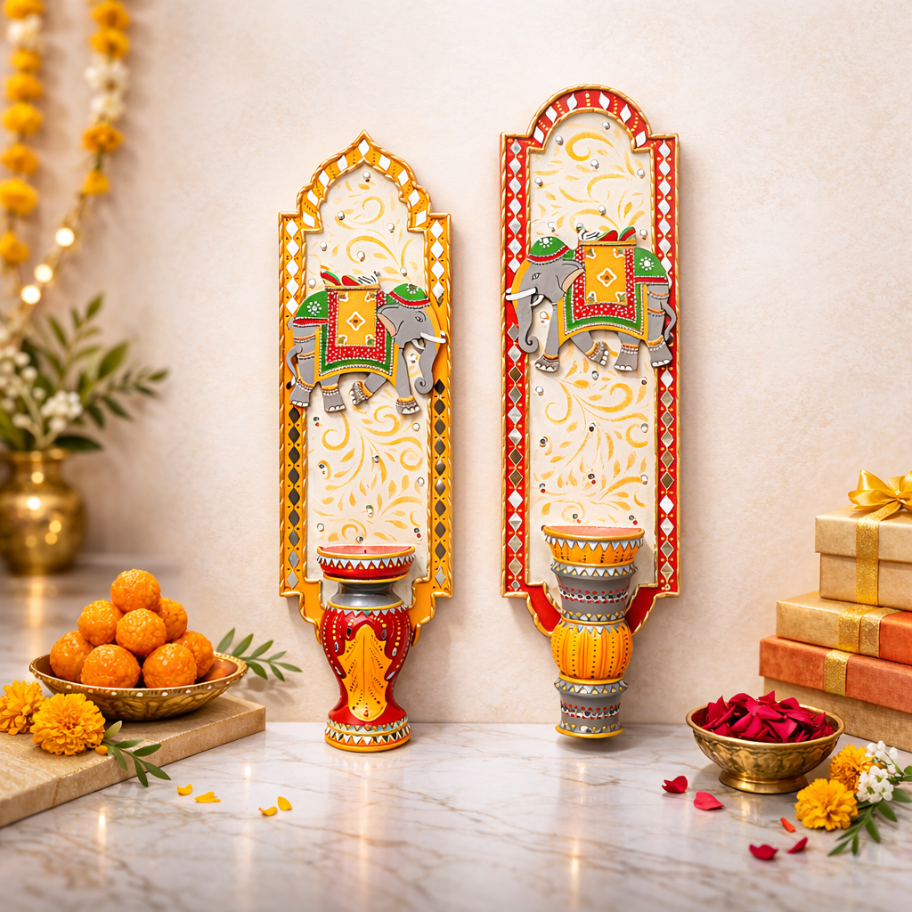 Shriyam Wall Panel Elephant