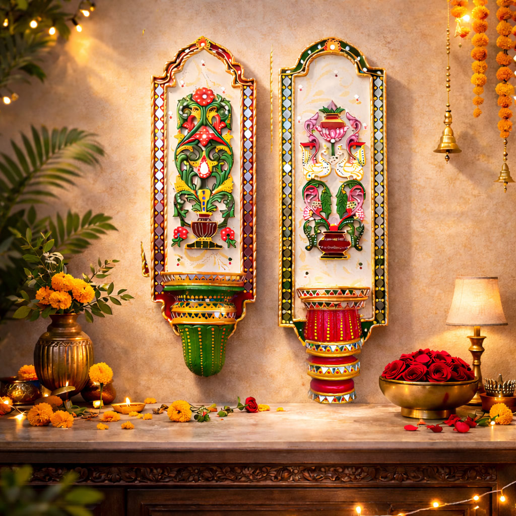 Shriyam Wall Panel Kalasham Cose-up Image