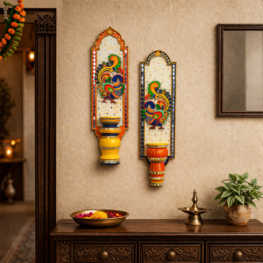 Shriyam Wall Panel Peakcock