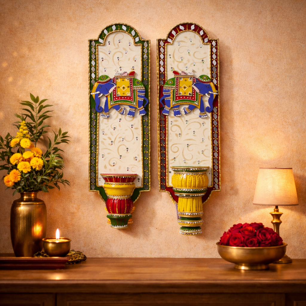 Shriyam Wall Panel Elephant