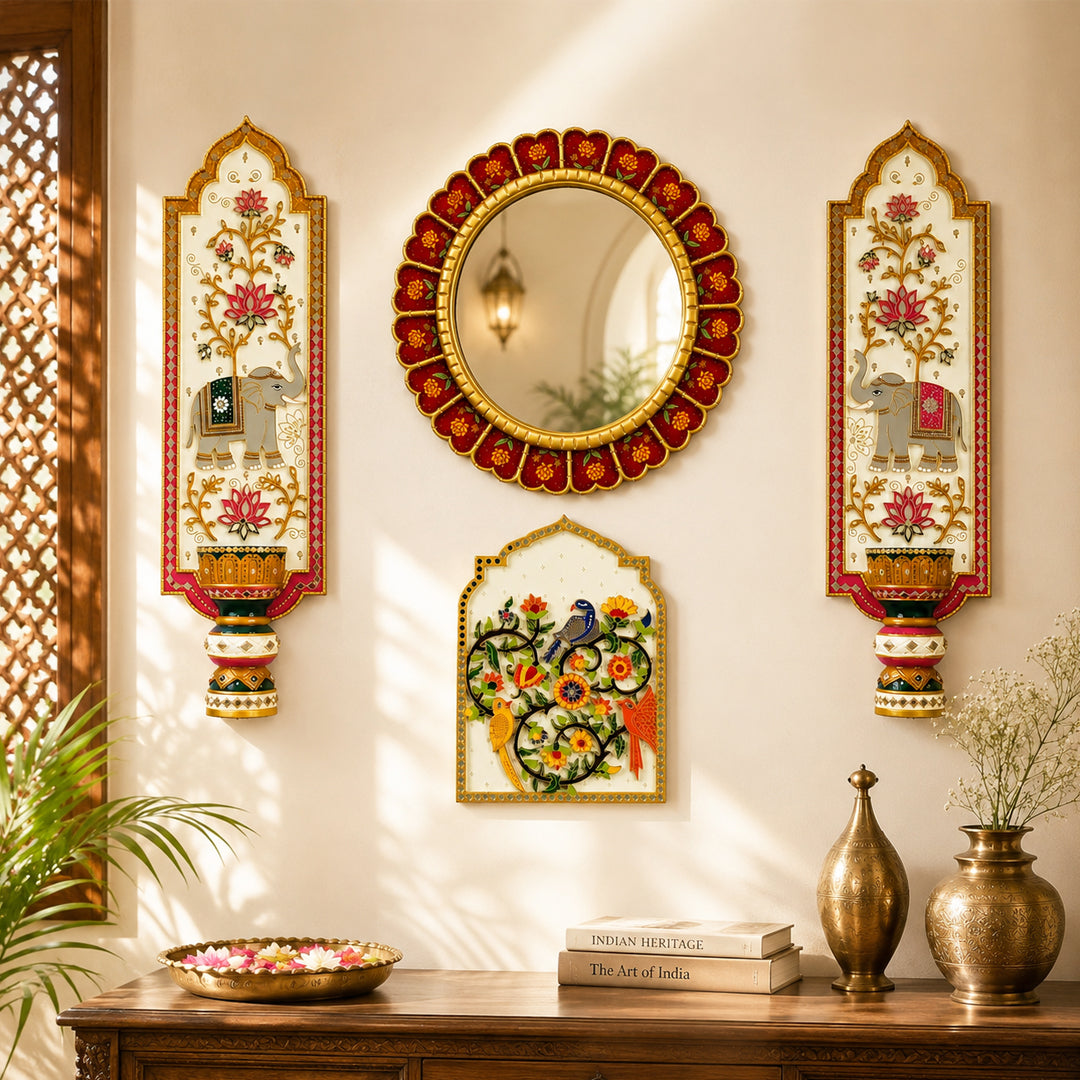 Vihang Pichwai Wall Set